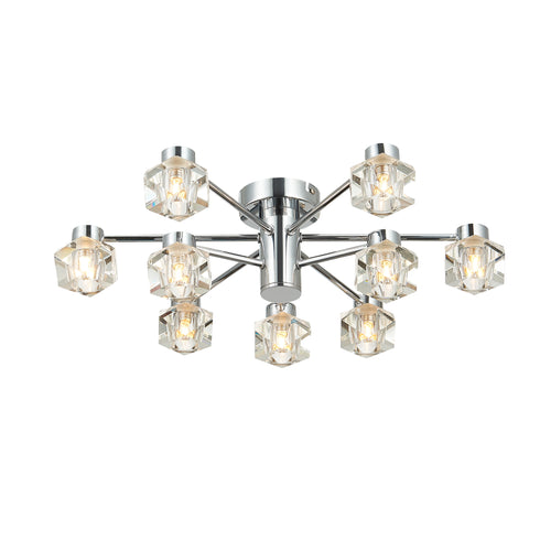 Flush luminaire in Chrome LL00211